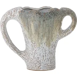 Ledger Dekorative Vase 21 cm grau-grün