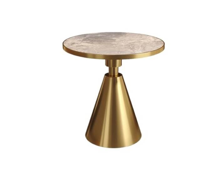 ksjdieunf Couchtisch Wohnzimmer Licht Luxus Seite Tisch Runde Marmor Sofa Ecke Kleine Kaffee Tische for Wohnzimmer(D)