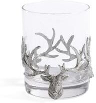 Zodax St. Anton Pewter & Glass Rock Glass