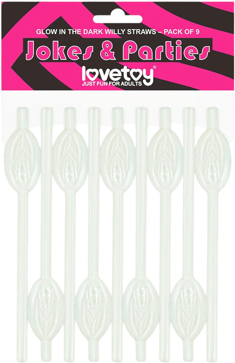 LoveToy - Pussy Glow Straw (White)