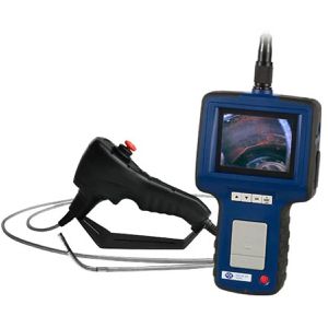 PCE Endoskop-Kamera VE 370HR3, mit LED, 3m Kabel, IP68, Display 640x480 Pixel, beweglicher Kopf Ø 6mm