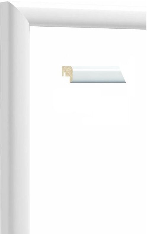 Cornice legno Bubola & Naibo 12 BI 21 DESIGN FRANK Bianco lucido