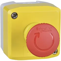 Schneider Electric Not-Halt Tasterstation, Schalter + Taster, Rot