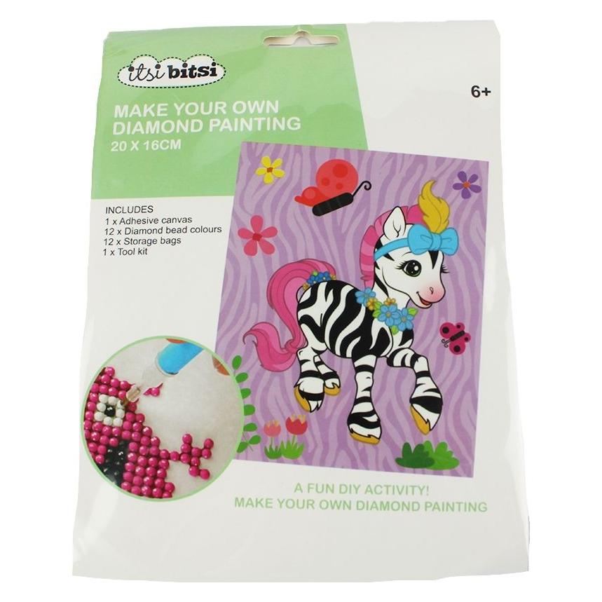 Pracht Diamond Painting Zebra 20x16cm (72023532)