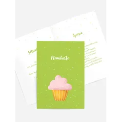 Menükarten Geburtstag selbst gestalten mit Spruch und Fotos im Onlinedesigner bei Meine-Kartenmanufaktur.de