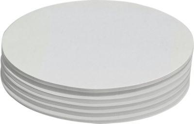 Moderationskarten, oval, 110 x 190 mm, 250 Stück, weiß