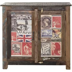 Taste of India Unikat Schrank vintage-multicolor-finish