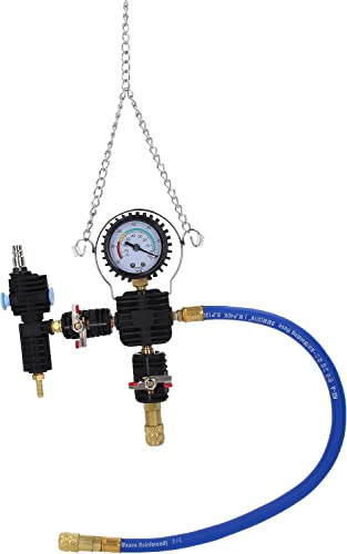 KS TOOLS Koelsysteem-vacuümvuleenheid met manometer tot 76 cm