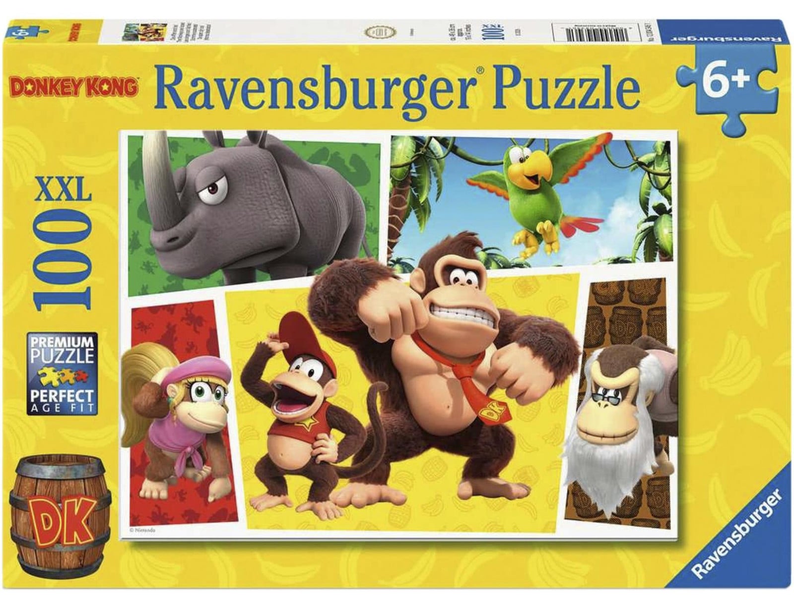Ravensburger Kinderpuzzel Nintendo Super Mario met 100 extra grote stukjes