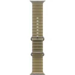 Apple 49mm Ocean Armband Halbtransparentes Seegrasgrün - Titan Natur