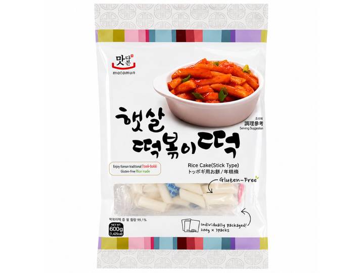 Matamun Gâteaux de riz pour tteokbokki 600 g