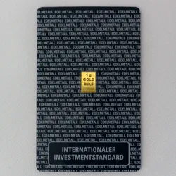 Goldbarren 1g Investmentblister