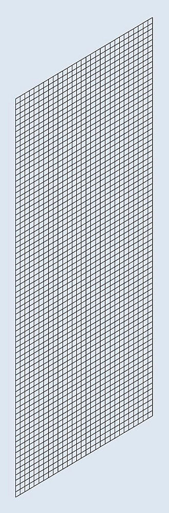 Seitenwand-Verkleidung, Schweißgitter, Höhe 2500 mm, Tiefe 400 mm eurokraft pro