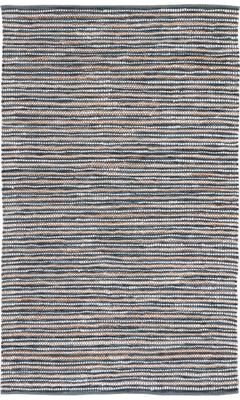 SAFAVIEH Handmade Vintage Leather Inaya Modern & Contemporary Leather Rug