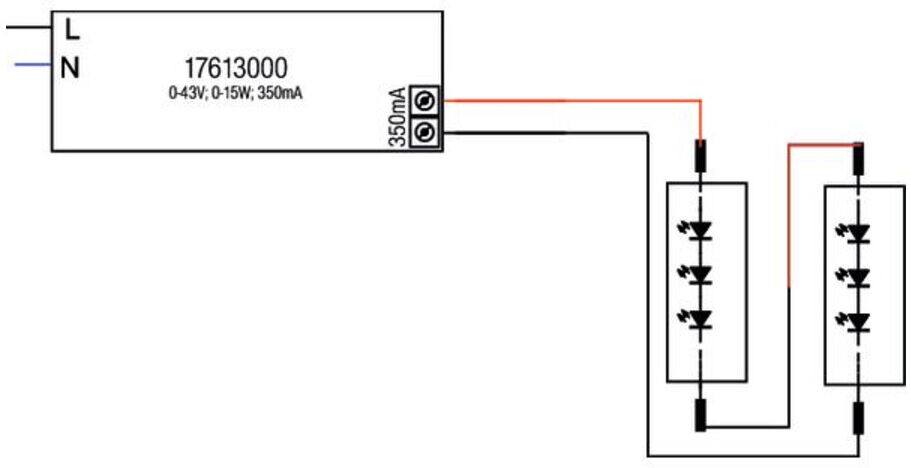 Brumberg Leuchten LED-Konverter 350mA nicht dimmbar 17613020)