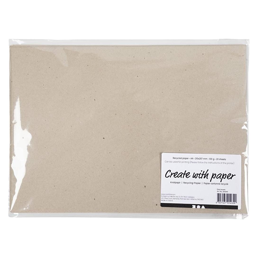 Creativ Company Recycled Paper (100 g/m², 20x) (5707167214329)