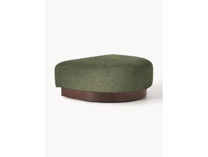 Pouf en peluche-bouclette Natalie