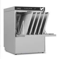 Silver Untertischspülmaschine für Töpfe, Eiswannen und Tabletts. Wäscht 22 Pizzateller. Nutzbare Höhe 40,5 cm. Doppelwandig. Modell S90