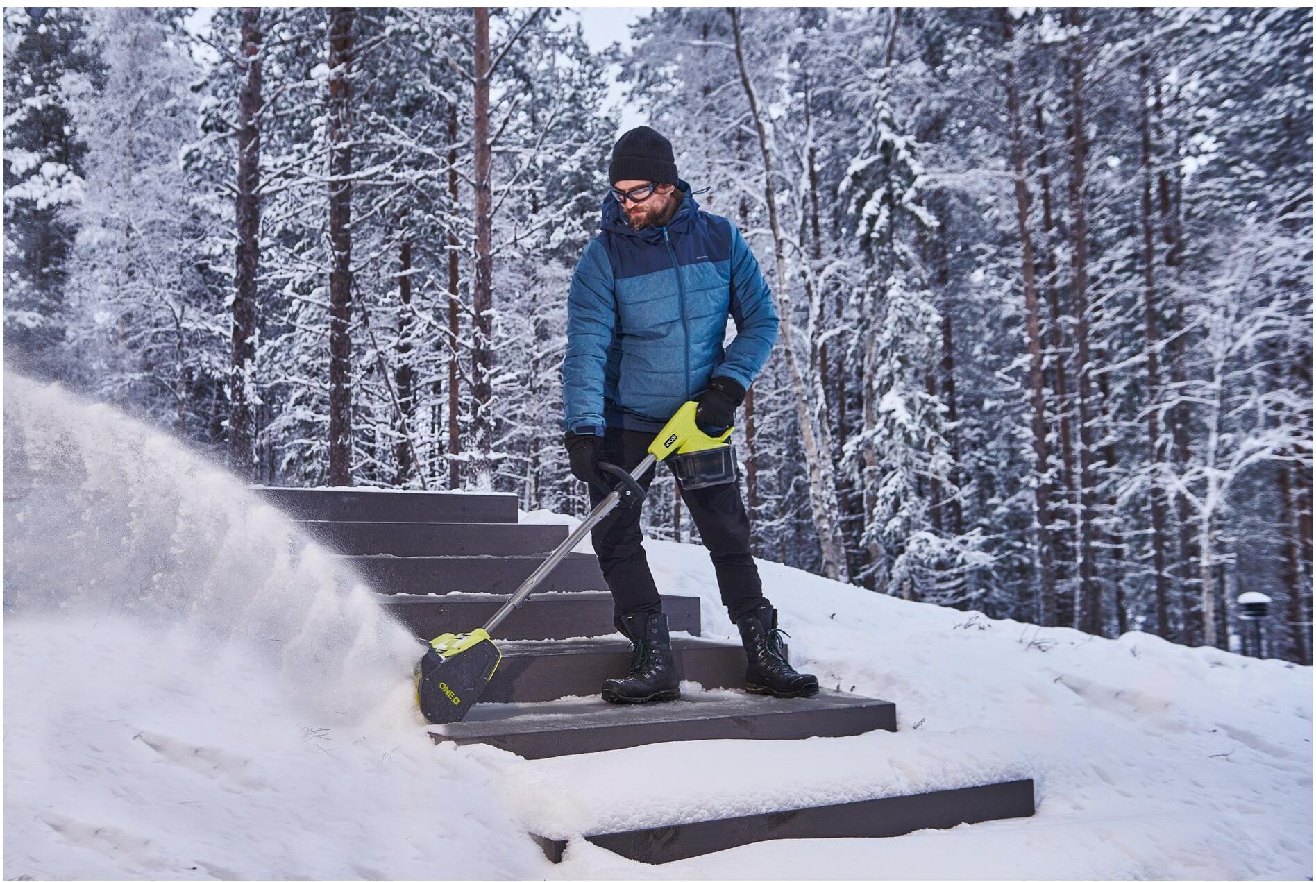 Akku-Schneefräse RYOBI "RYOBI RY18ST25A-0", grün (schwarz), Schneefräsen, Akku-Schneefräse schwarz Einheitsgröße
