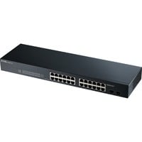 GS1900-24 V2, Switch schwarz, lüfterlos