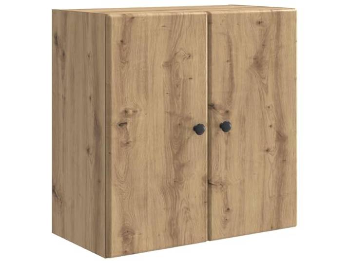 GFEROMRF Wandschrank 59 x 31 x 60 cm Holzwerkstoff Artisan-Eiche Platzsparend, robuste Holzkonstruktion, 90°-Tür, Metallknöpfe, pflegeleichte Oberfläche