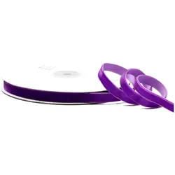 Creativery 10mm Samtband 10m Schmuckband Geschenkband Schleifenband Stoffband Uni Lila