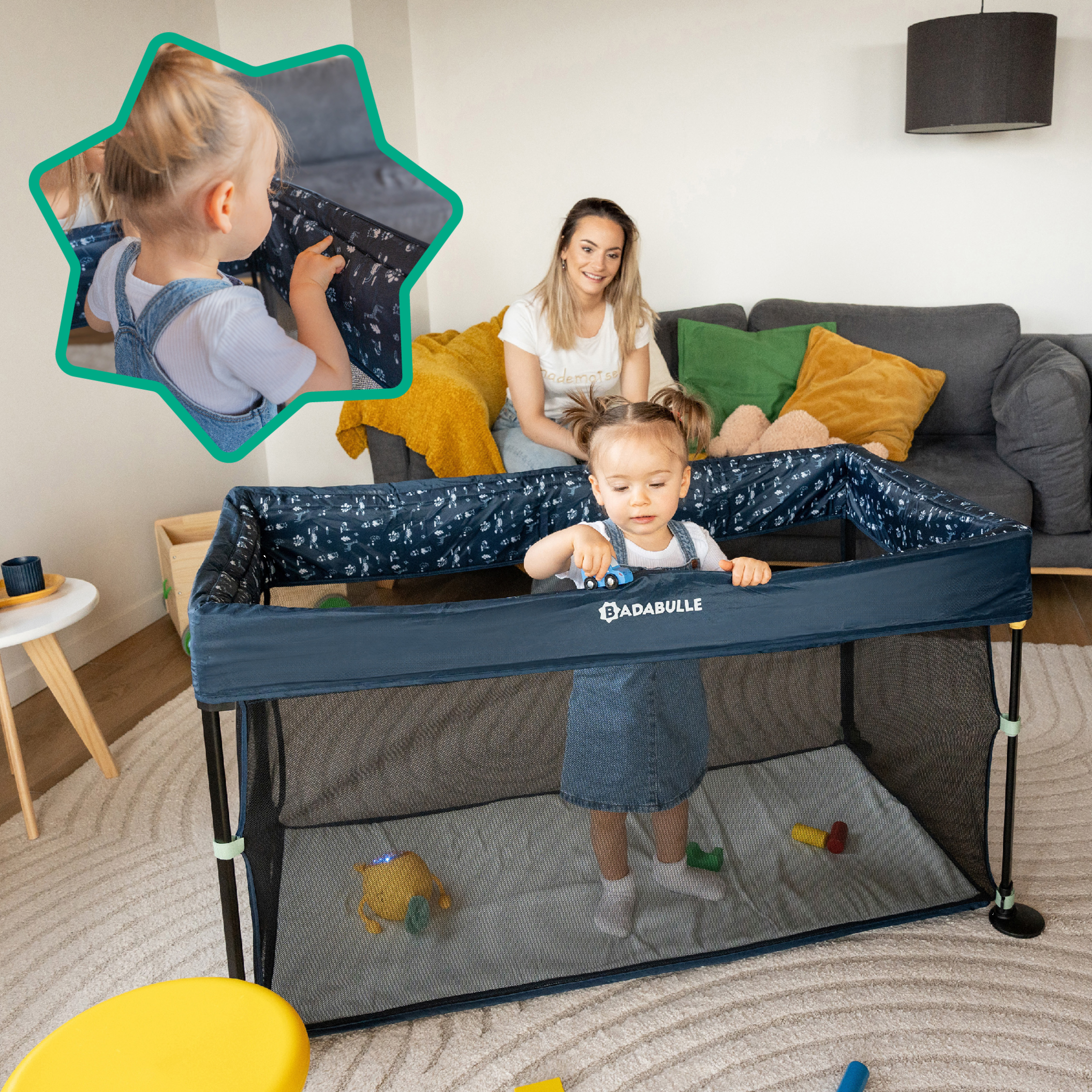 BADABULLE Reisebett »Easy Clip«, 2in1