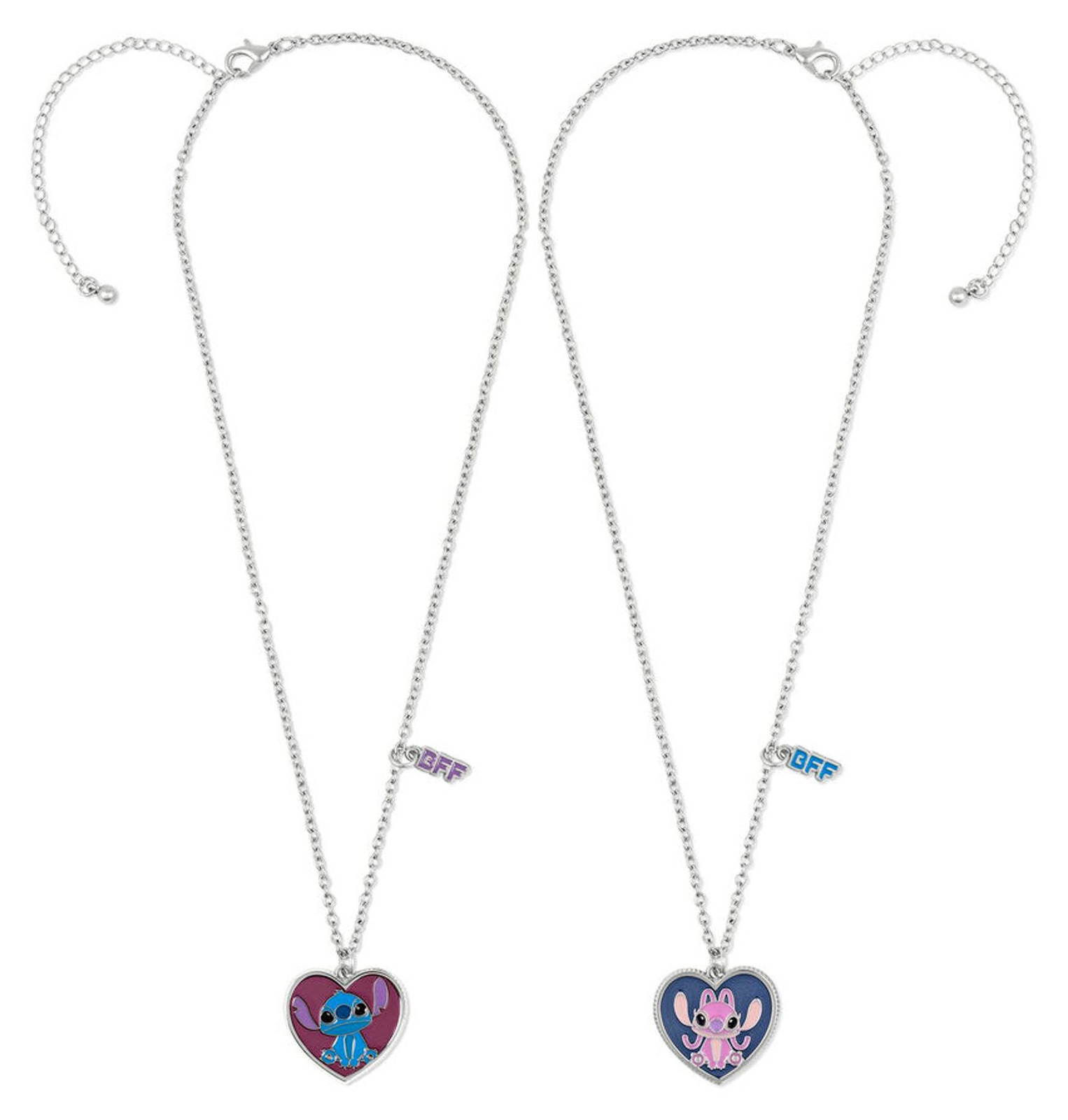 Peers Hardy Set van 2 Disney kettingen Angel & Stitch Premium accessoires