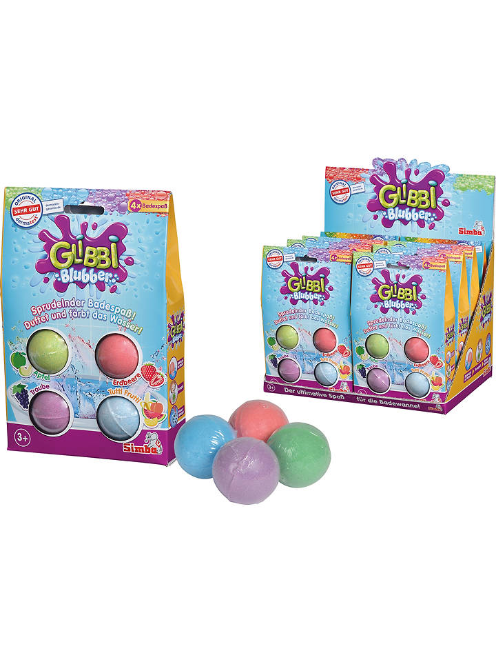 Simba Badekugeln "Glibbi Blubber", 4x 35 g - ab 3 Jahren - onesize
