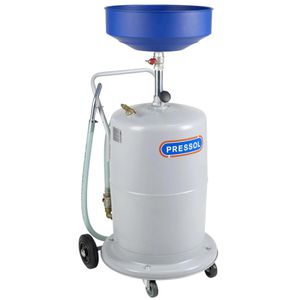 Pressol Ölauffanggerät 27070890, mit Druckluftentleerung, 134-191 cm höhenverstellbar, Auffangbehälter 95 Liter