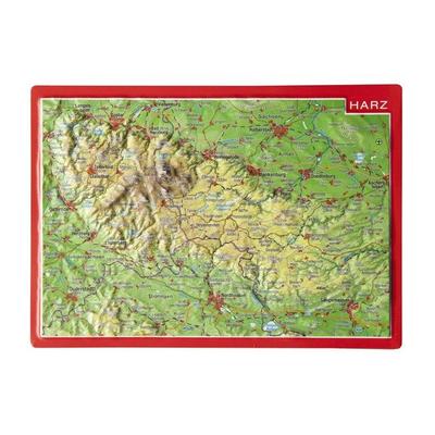 Reliefpostkarte Harz, Taschenbuch von Andre Markgraf,Mario Engelhardt, Georelief Vertriebs GbR