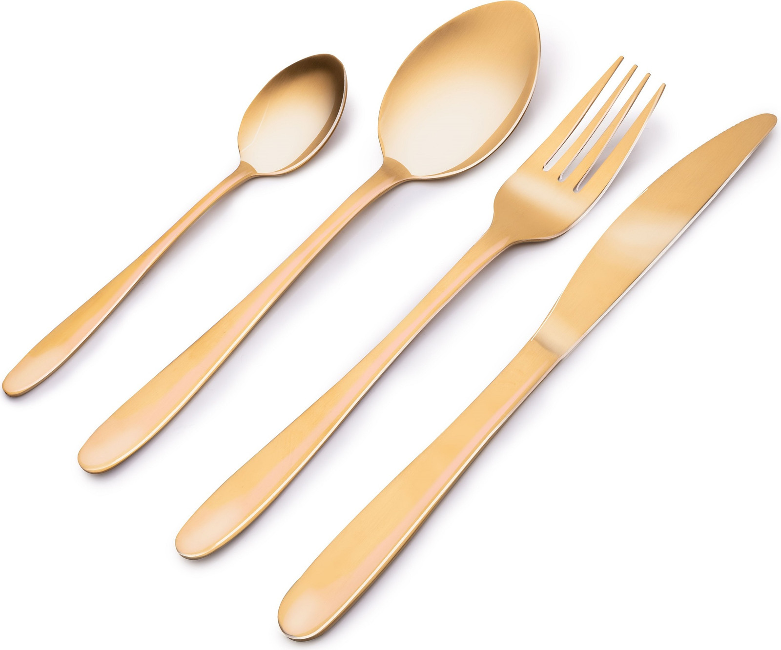 Alpina Design bestekset, 16-delig, goudkleurig