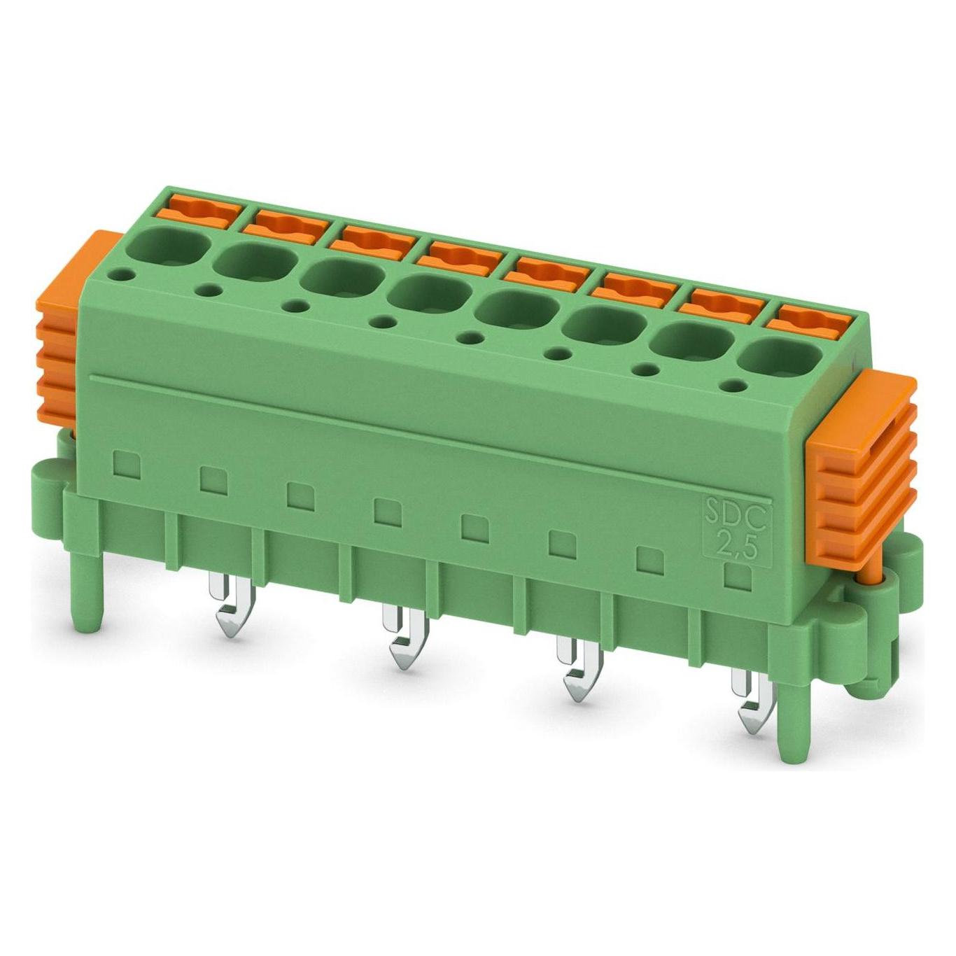Phoenix Contact Push spring connector 5mm pitch 8 way (1864095)