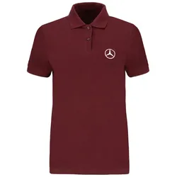 Mercedes-Benz Truck Damen Poloshirt bordeauxrot Größe XXL MBT0266XXL - 2XL