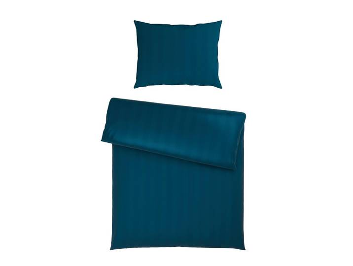 Bettwäsche Xenia Streif Blau ca. 140x200cm