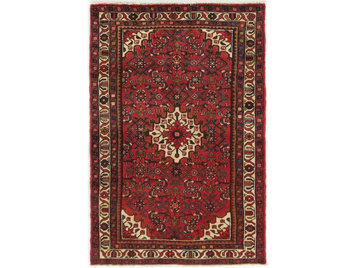 Hamadan Teppich 104x159 Handgeknüpft Orientteppich Perserteppich Wolle