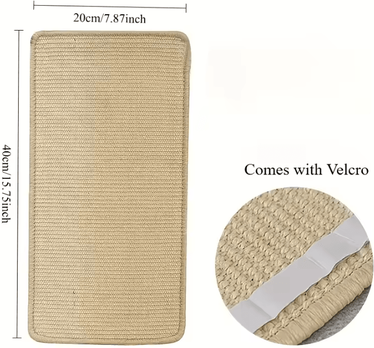 Inspire Curations SofaGuard Sisal Cat Scratch Board & Lounger yellow