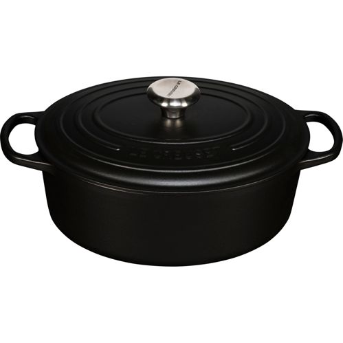 Le Creuset Signature Bräter oval 29 cm schwarz
