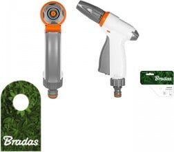Bradas White Line verstelbare tuinslangspuit en sproeier