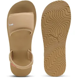 PUMA Sandy Playa Sandalen Damen 05 - sand dune/puma white 38