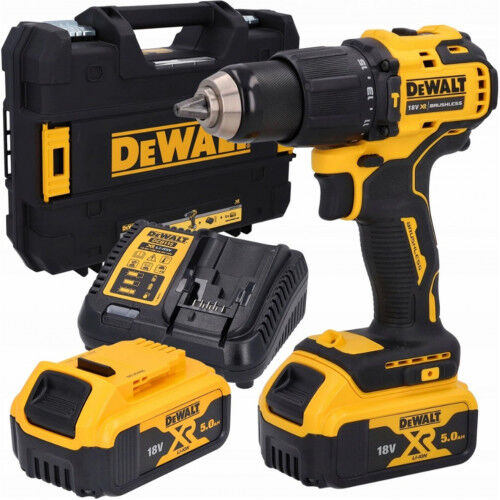 DeWALT DCD709P2T-QW Perceuse-visseuse a percussion (65Nm/18V/2x5,0Ah) coffret TSTAK