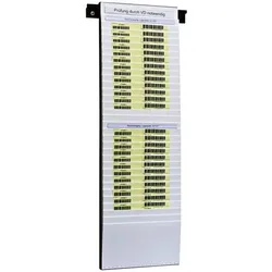 EICHNER Beleg-Planungtafel für DIN A5/A6 (25 x 79,5 cm) 32 Fächer silber