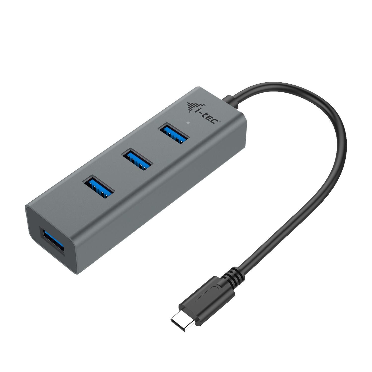I-TEC USB-C Metal Hub 4 Port C31HUBMETAL403