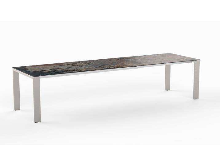 SIT Mobilia OLYMPIA Oslo Ausziehtisch Edelstahl 2 Einlagen 60 cm