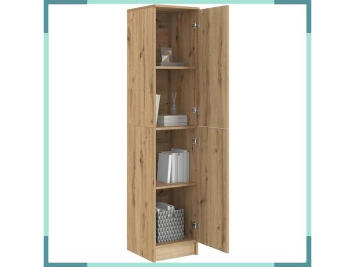 Haut armoire - 869337 - Chêne artisanal - 35 x 39 x 168 cm - 2 portes