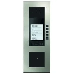 TCS ADA59080-0030 ADX5 BCM Audio Außenstation mit Display und Transponderleser 30 WE AP silber ADA590800030
