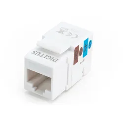 Digitus CAT 5e Keystone Modul, ungeschirmt RJ45 zu LSA, Farbe weiß