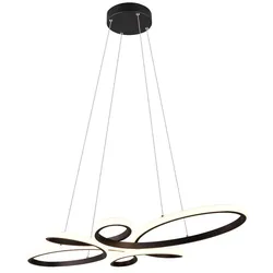 Trio Pendelleuchte Fly Metall Schwarz
