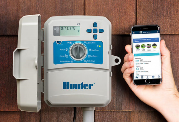 X2-801E Hunter Steuergerät Außenbereich, Hydrawise Software Wifi fähig 8 Stationen Bewässerungscomputer Hunter Typ: X2 801E Wlan fähig 3.65