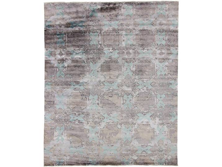 Sindhi Teppich 247x303 Handgeknüpft Modern Orientteppich Designteppich